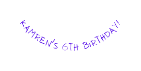Kamren s 6th Birthday