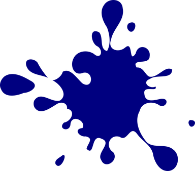 Blue Paint Splatter